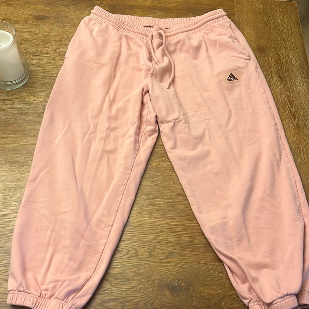 Adidas size 2XL pink sweatpants